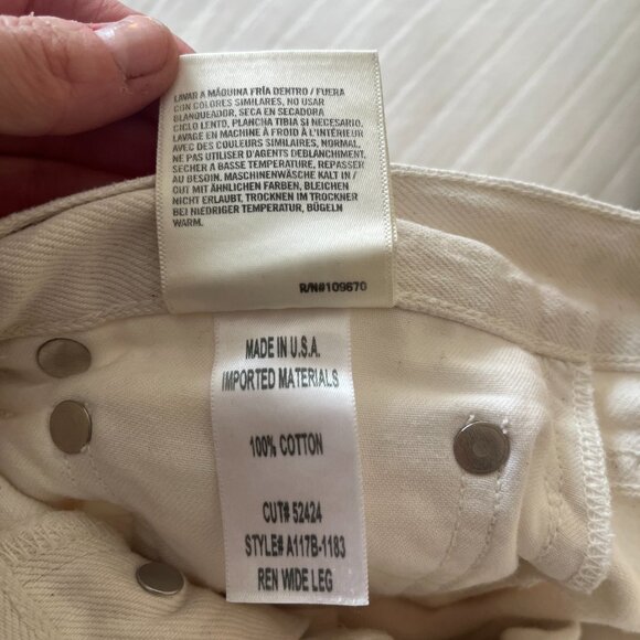 AGOLDE Ren Ivory Jean - 27 - Picture 7 of 7